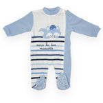 Pyjama aus pastellfarbenem Fleece