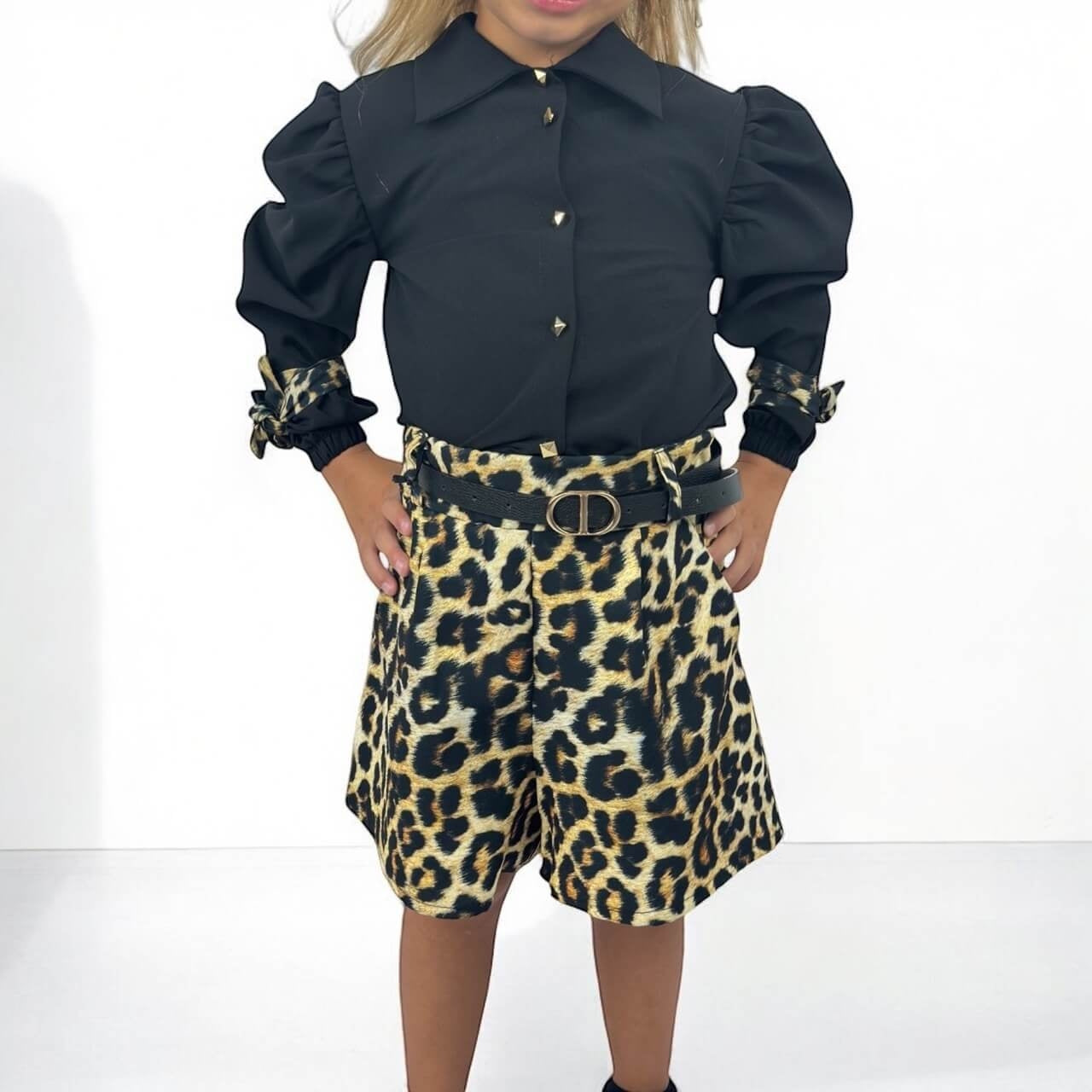 Baby-Shorts mit Tiermuster