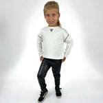 Baby-Mädchen-Set mit Leggings aus Öko-Leder