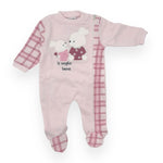 Pyjama aus pastellfarbenem Fleece