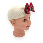 Schottischer Wollturban mit Schleife