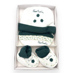 Chenille Set Mütze+Schuhe+Lätzchen Limitierte Edition