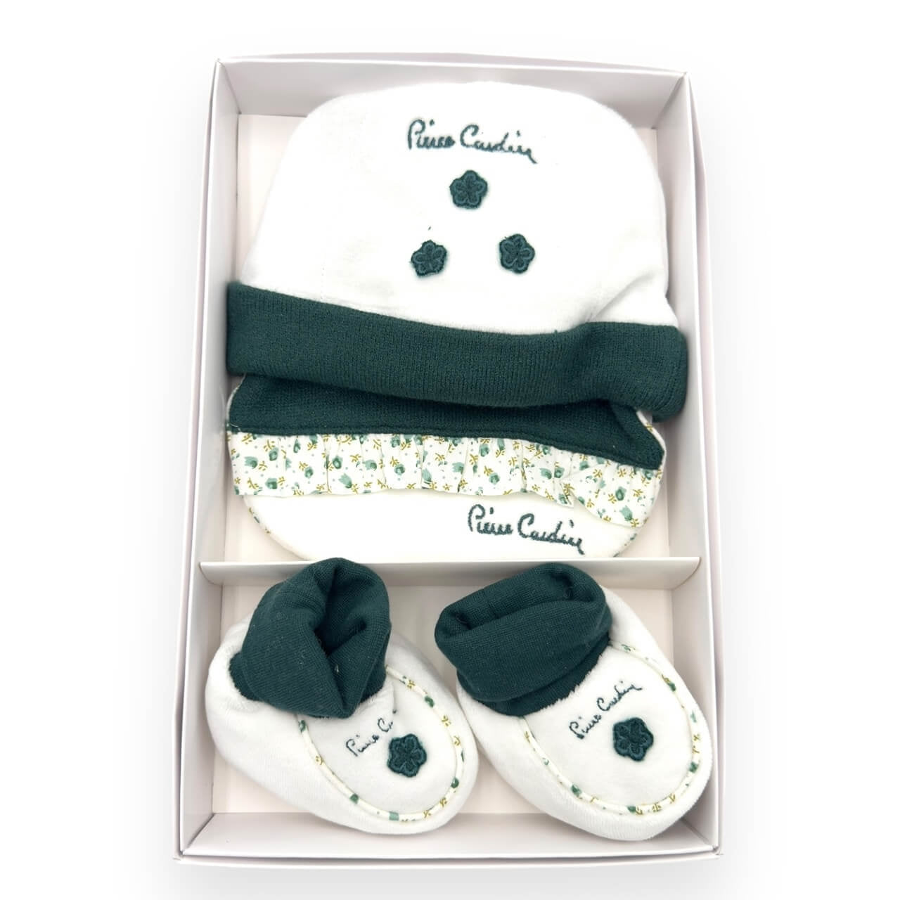 Chenille Set Mütze+Schuhe+Lätzchen Limitierte Edition