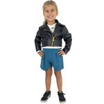 Komplette 3-teilige Öko-Lederjacke für Mädchen