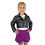 Komplette 3-teilige Öko-Lederjacke für Mädchen