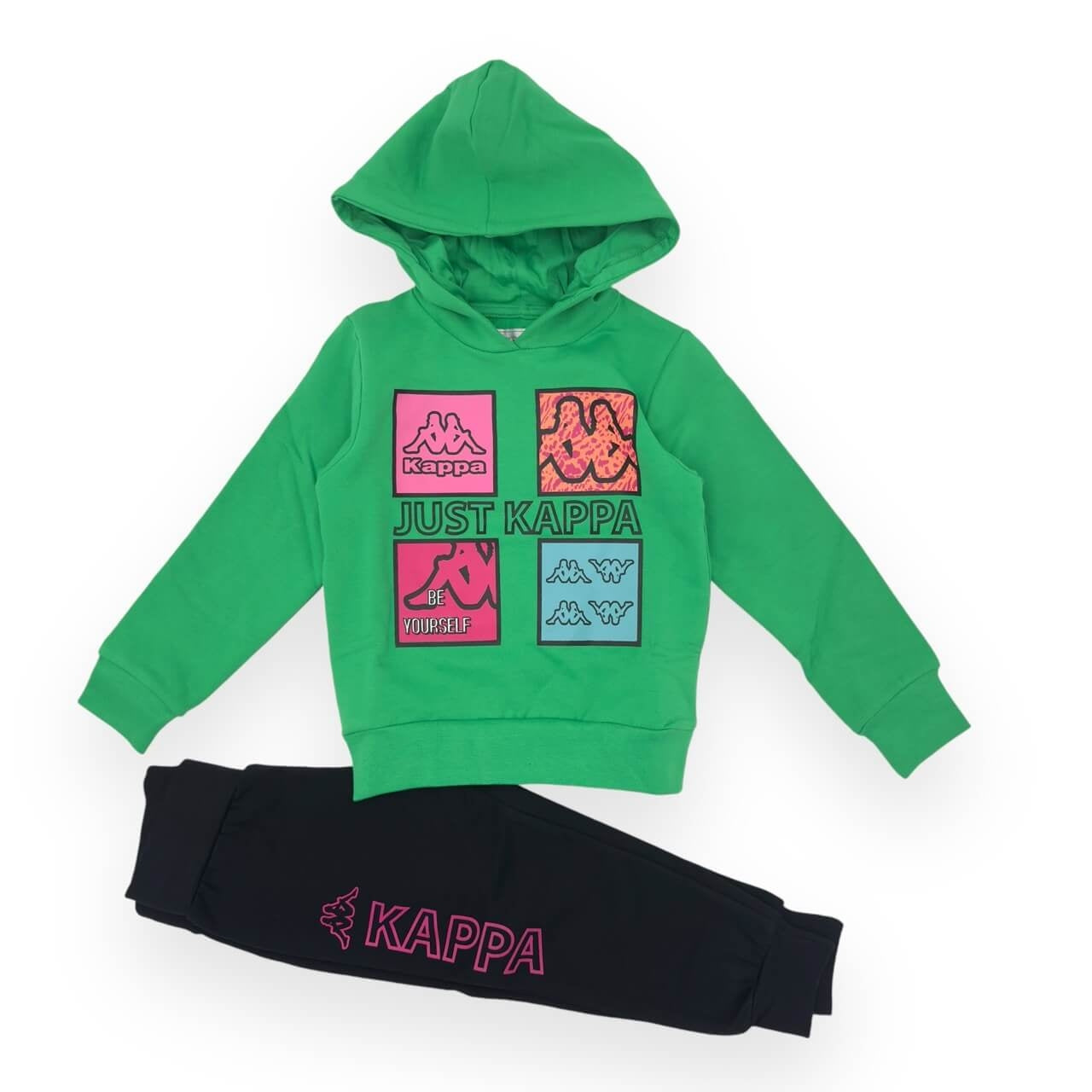 Kappa Mädchen-Sweatshirt-Trainingsanzug