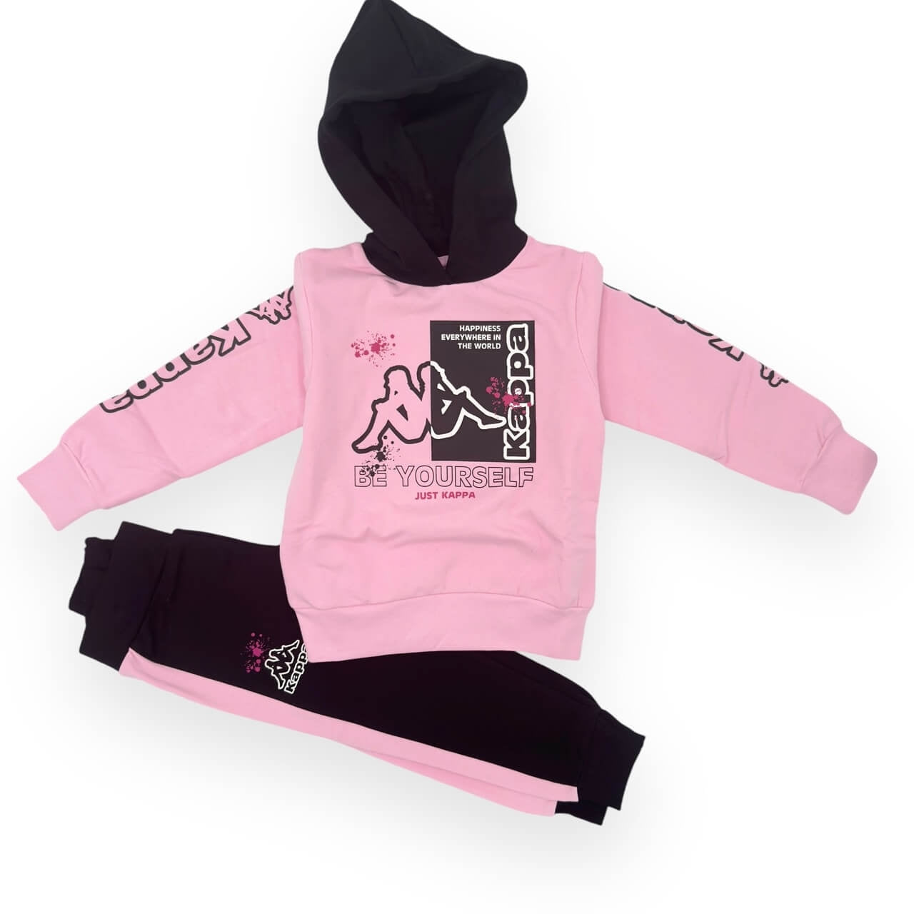 Kappa Mädchen-Sweatshirt-Trainingsanzug