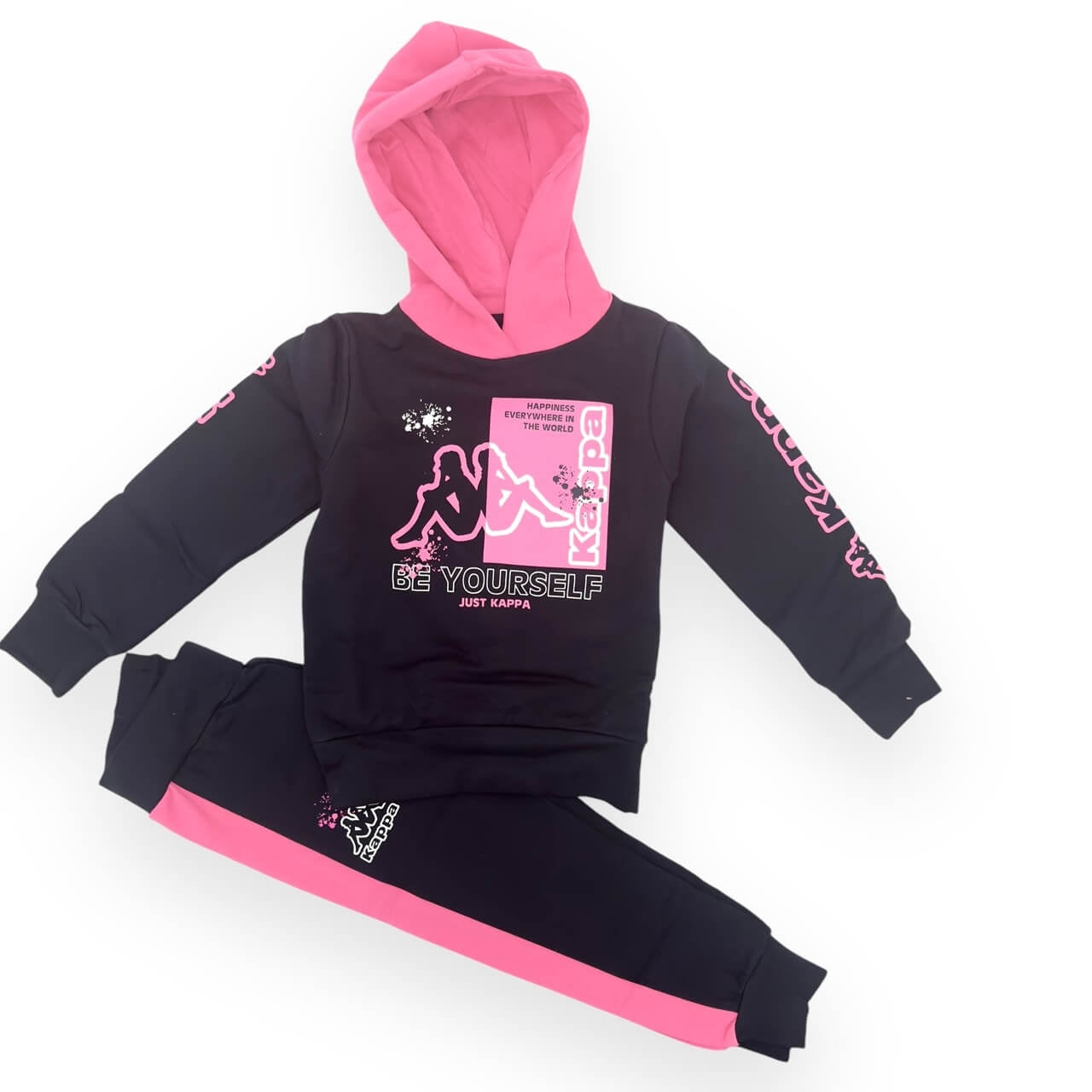Kappa Mädchen-Sweatshirt-Trainingsanzug