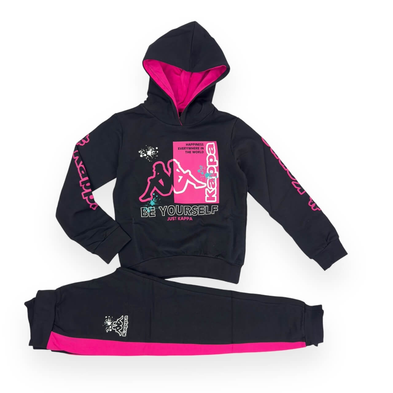 Kappa Mädchen-Sweatshirt-Trainingsanzug