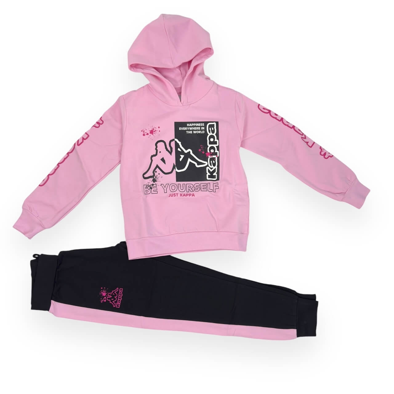 Kappa Mädchen-Sweatshirt-Trainingsanzug