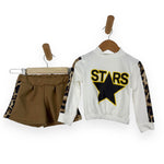 Warmes Baby-Mädchen-Outfit aus Baumwolle
