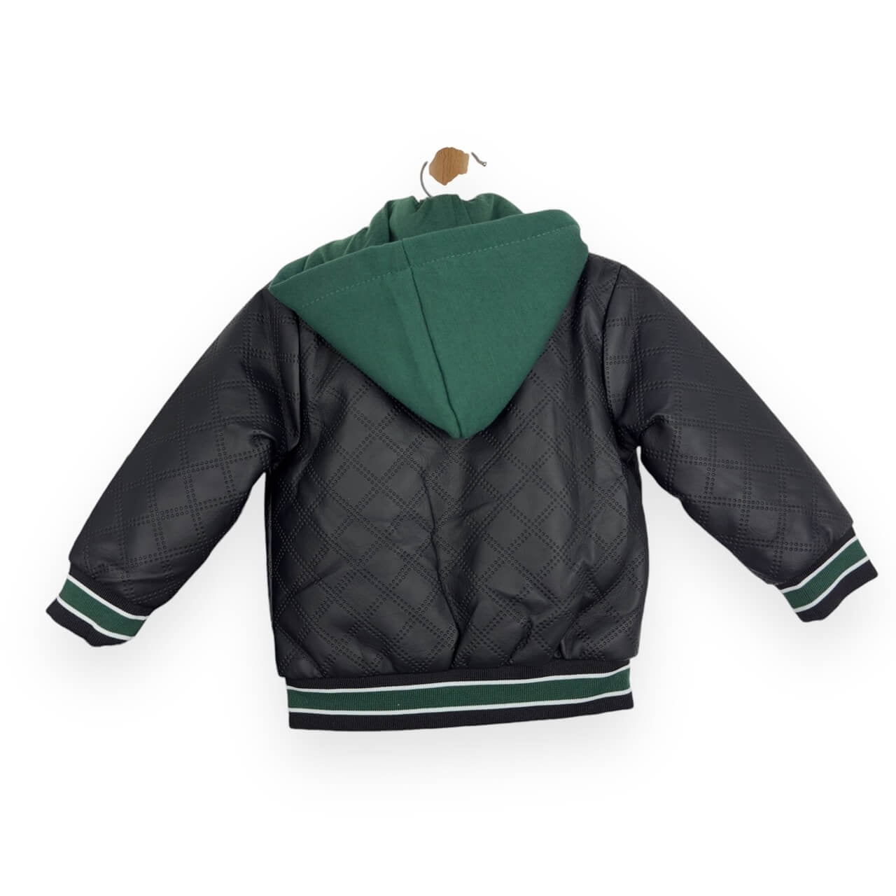Baby-Outfit mit Öko-Lederjacke