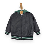 Baby-Outfit mit Öko-Lederjacke