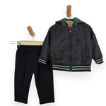 Baby-Outfit mit Öko-Lederjacke