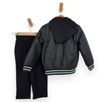 Baby-Set mit Öko-Lederjacke