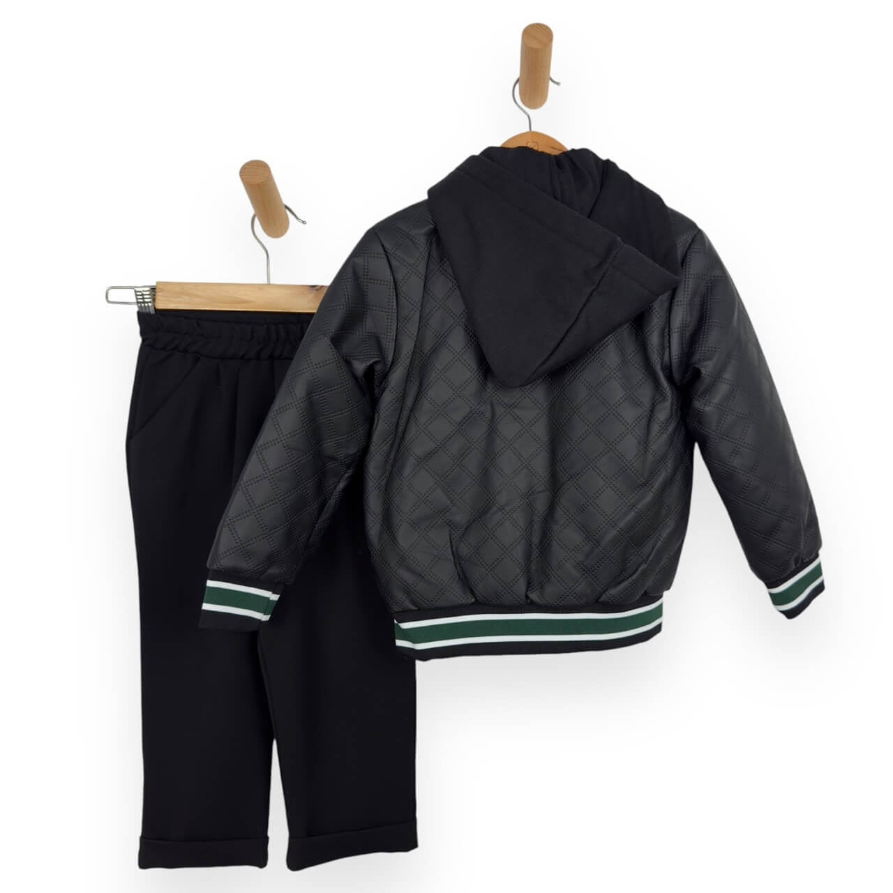 Baby-Set mit Öko-Lederjacke