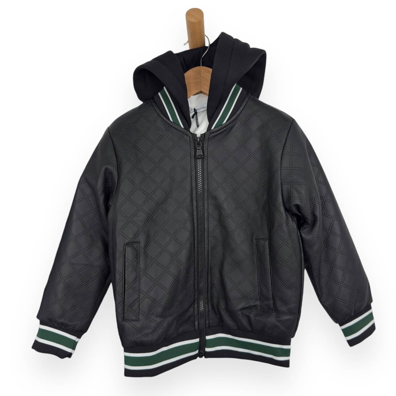 Baby-Set mit Öko-Lederjacke
