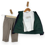 Neugeborenes komplett mit Doubleface-Jacke