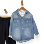 Baby-Jungen-Set mit Jeanshemd