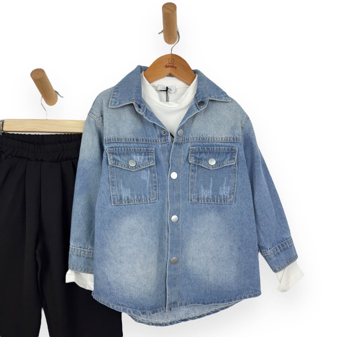 Baby-Jungen-Set mit Jeanshemd