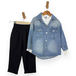 Baby-Jungen-Set mit Jeanshemd