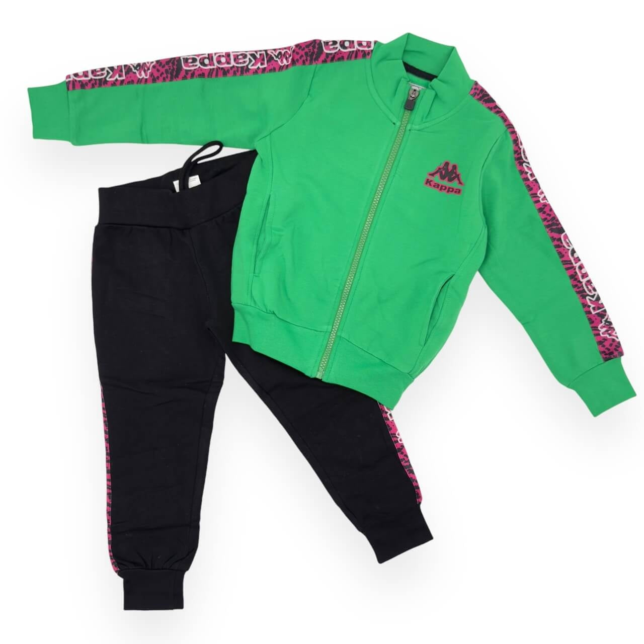 Kappa Mädchen-Sweatshirt-Trainingsanzug