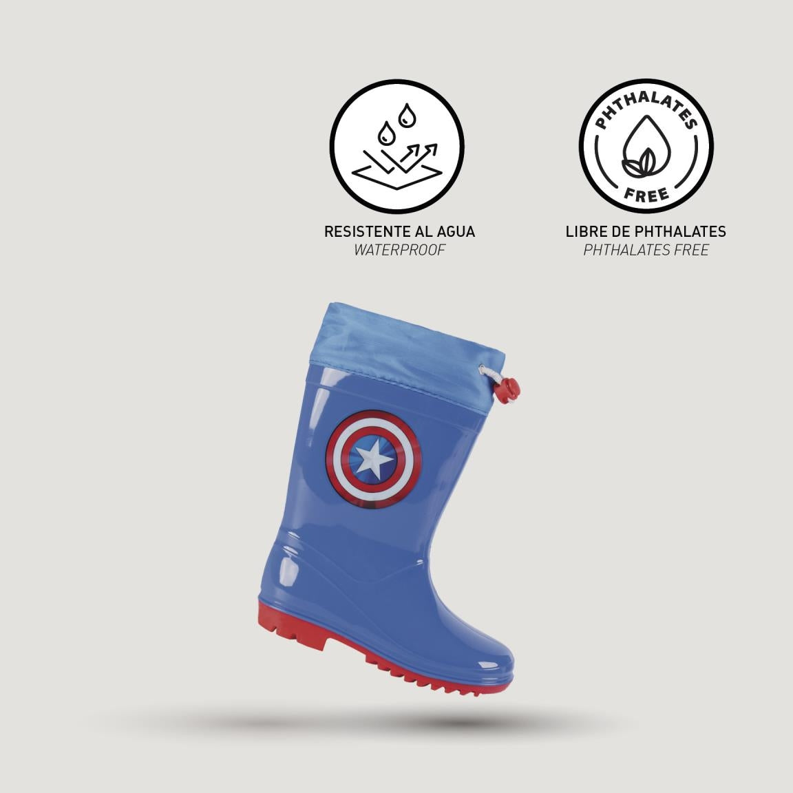 Captain America Gummistiefel