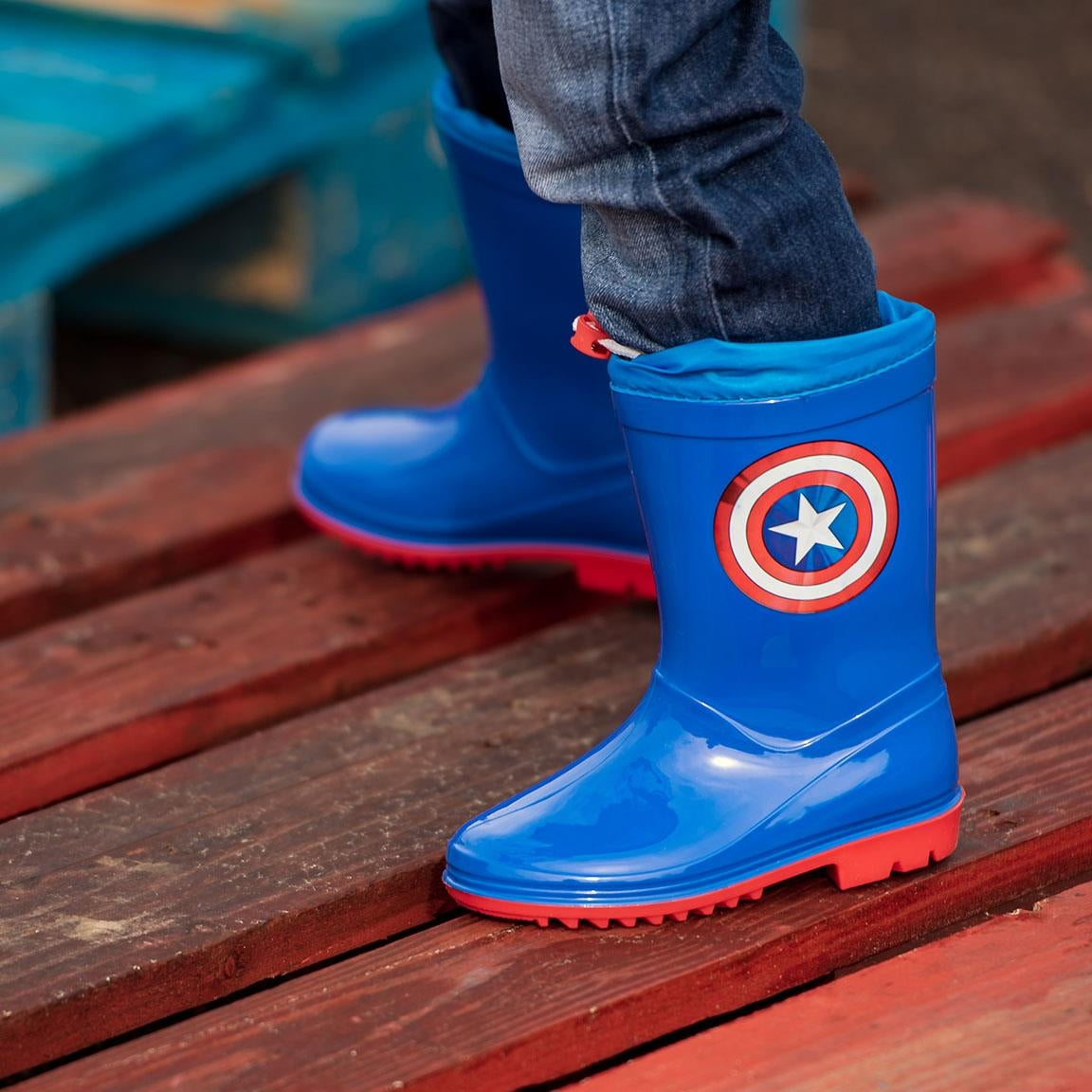 Captain America Gummistiefel