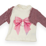 Warmes Baby-Mädchen-Outfit aus Baumwolle