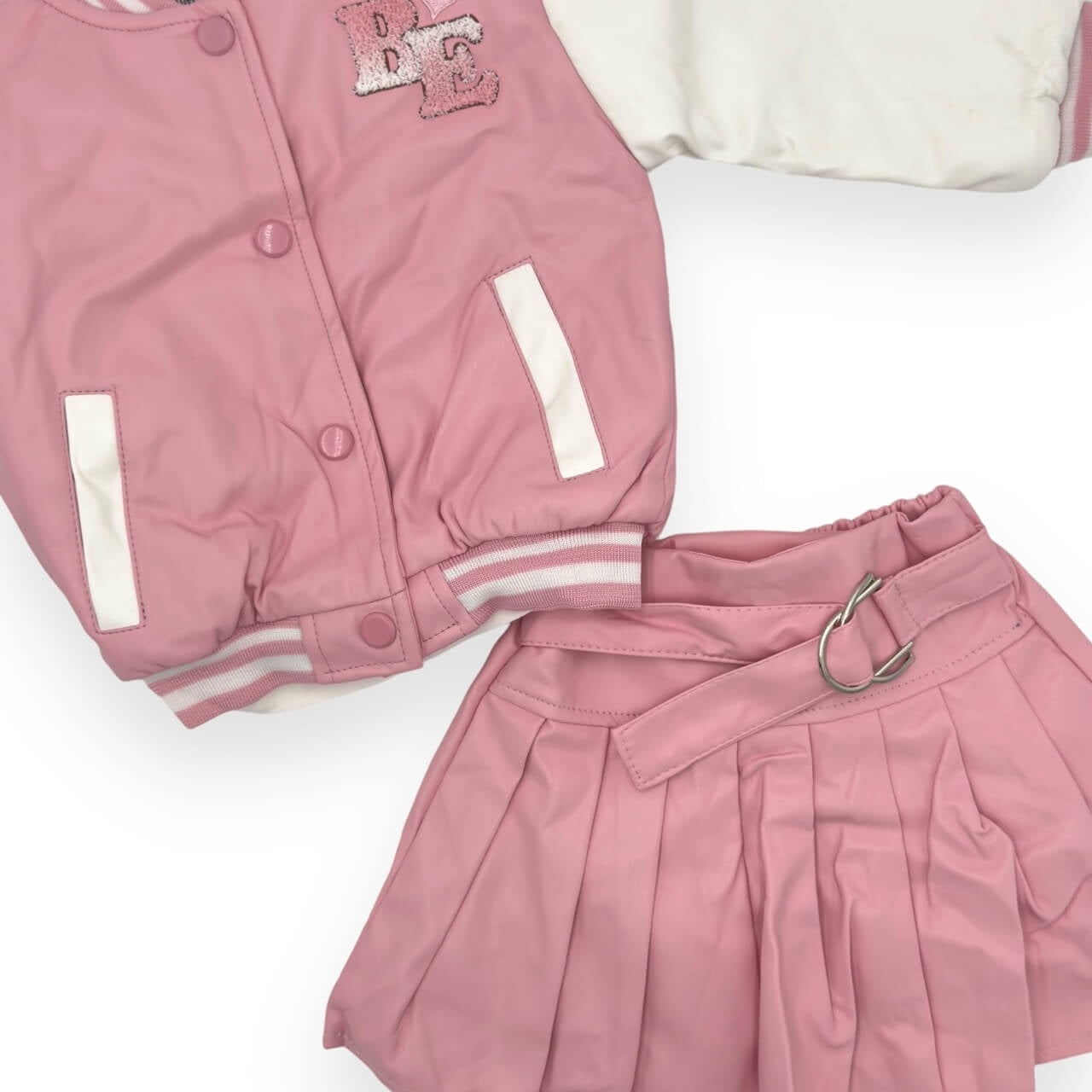 3-teiliges Baby-Mädchen-Outfit mit Jacke