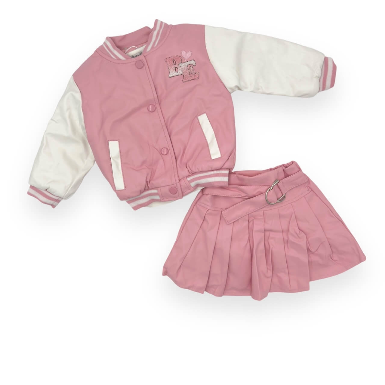 3-teiliges Baby-Mädchen-Outfit mit Jacke