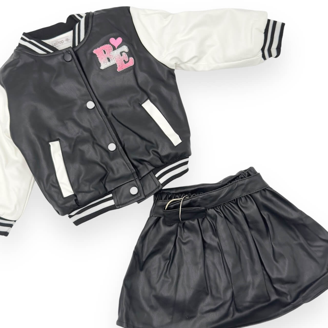 3-teiliges Baby-Mädchen-Outfit mit Jacke