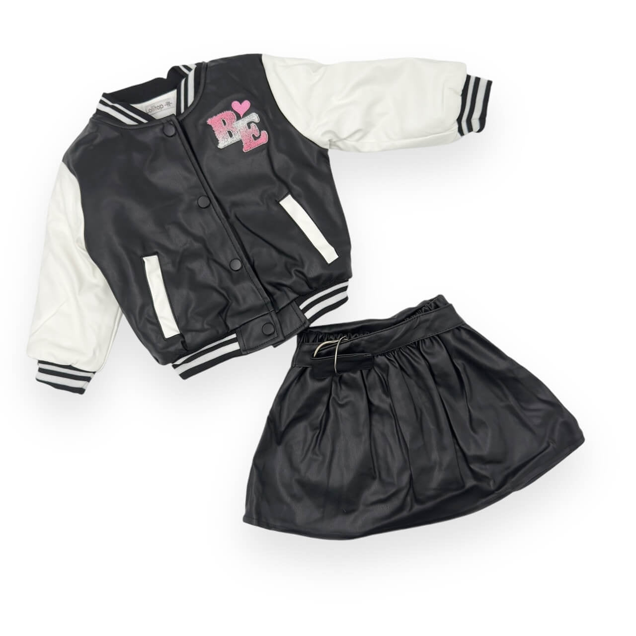 3-teiliges Baby-Mädchen-Outfit mit Jacke
