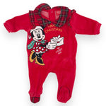 Weihnachts-Chenille-Einteiler „Minnie Maus“
