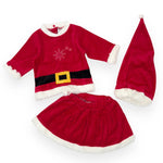 Weihnachts-Chenille-Set für Neugeborene