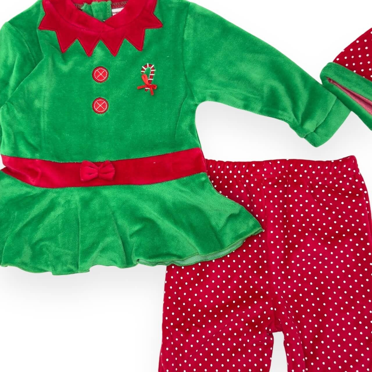 Weihnachts-Chenille-Elfen-Set für Neugeborene