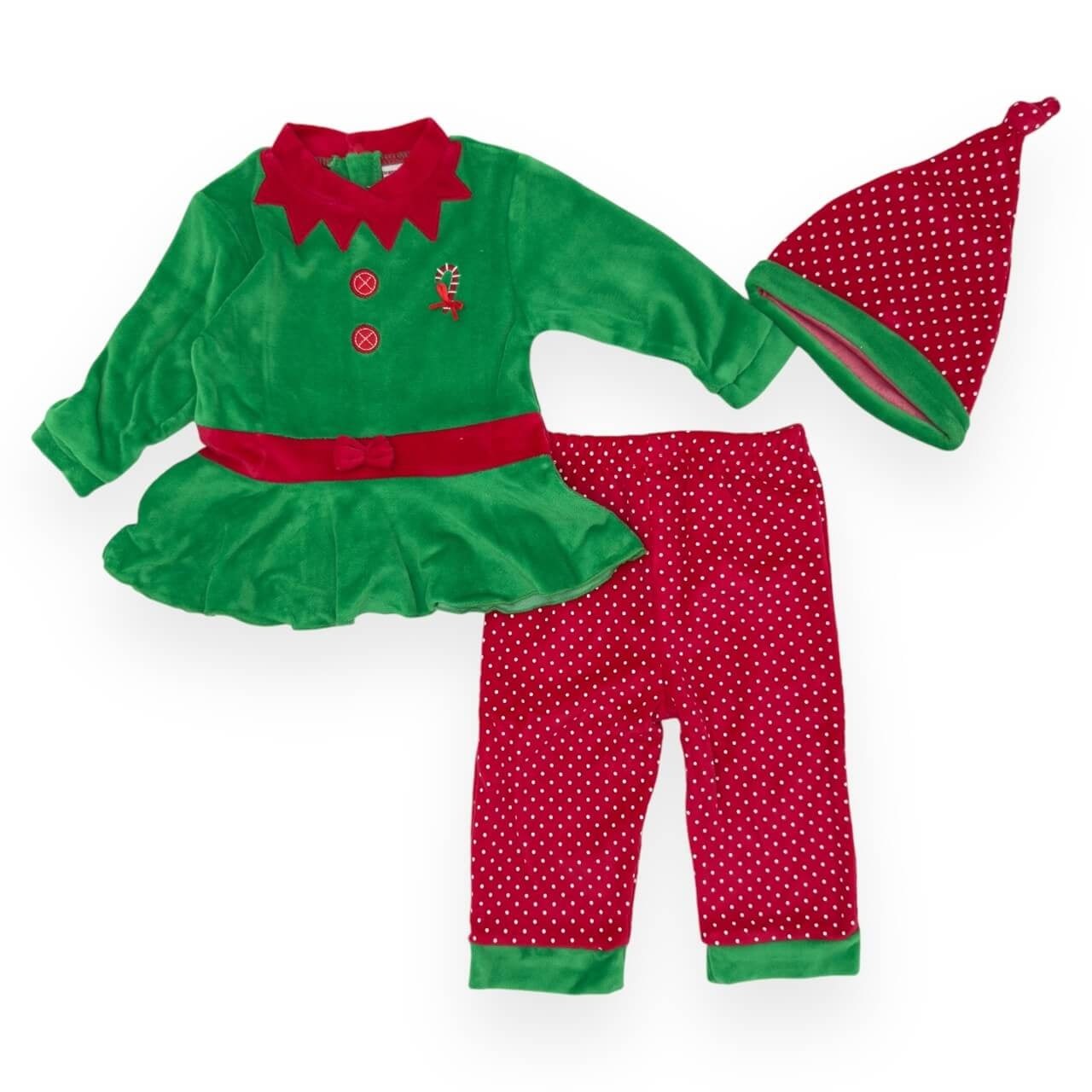 Weihnachts-Chenille-Elfen-Set für Neugeborene