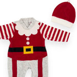 Weihnachts-Chenille-Strampelanzug für Neugeborene