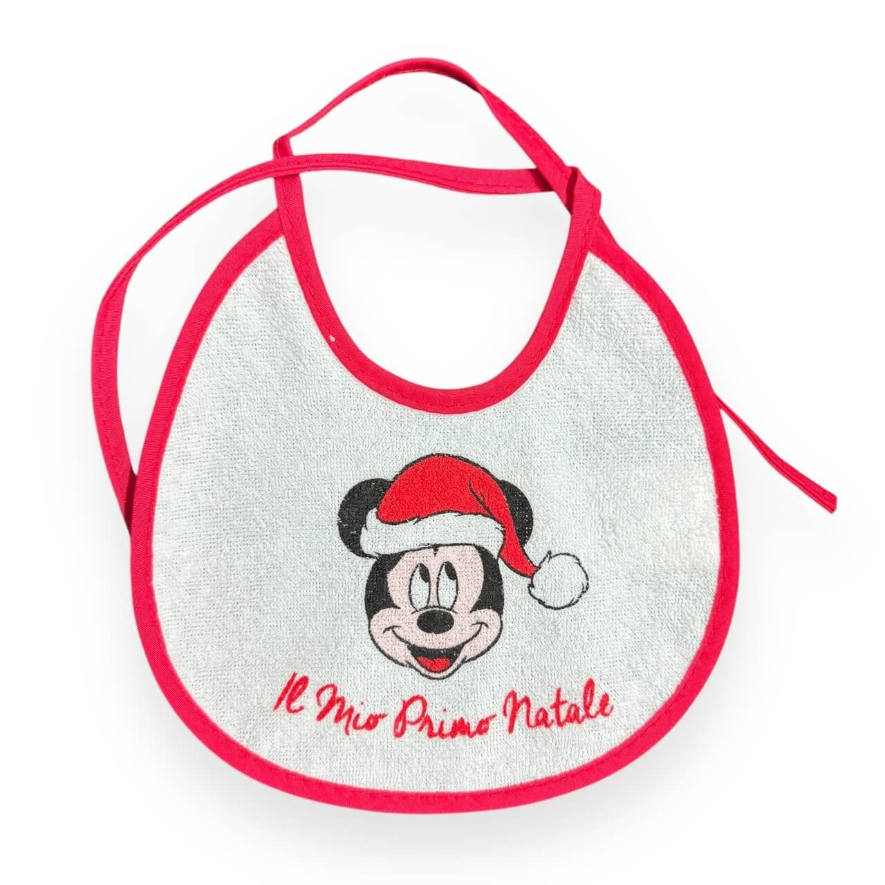 Mickey Mouse Weihnachtslätzchen mit laminierter Rückseite