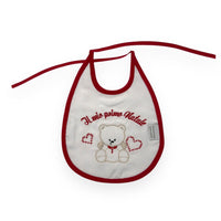 Weihnachtslätzchen mit laminierter Rückseite