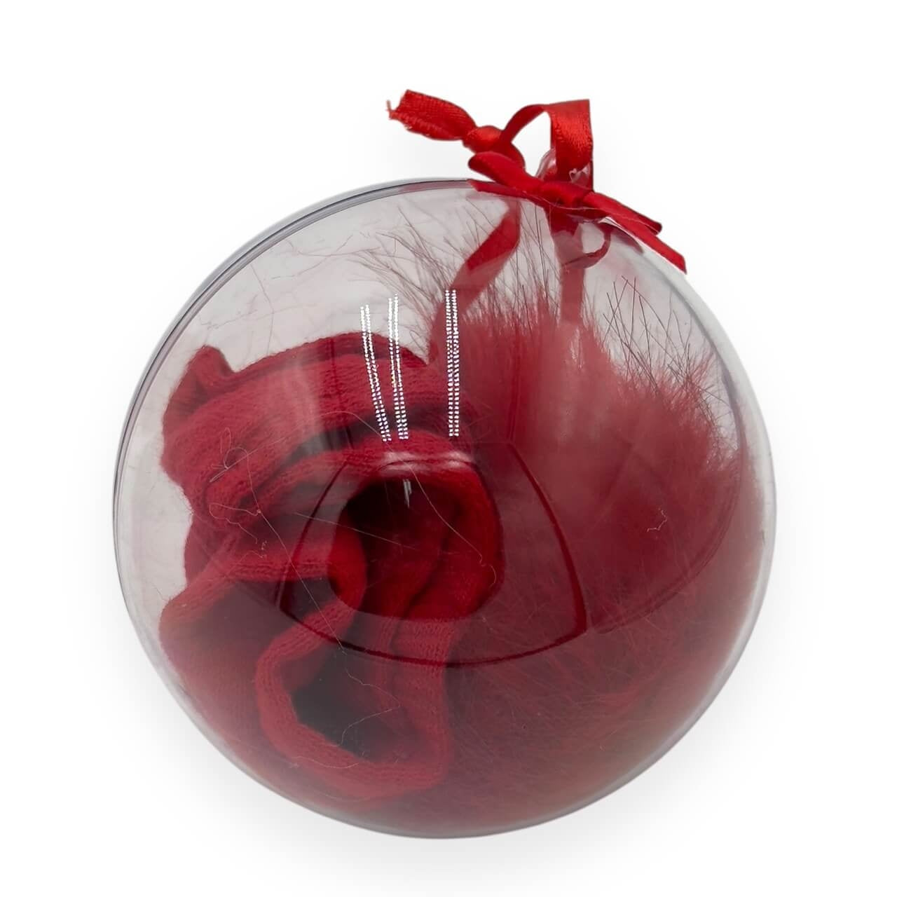 Warmes Babyband + Weihnachtskugel