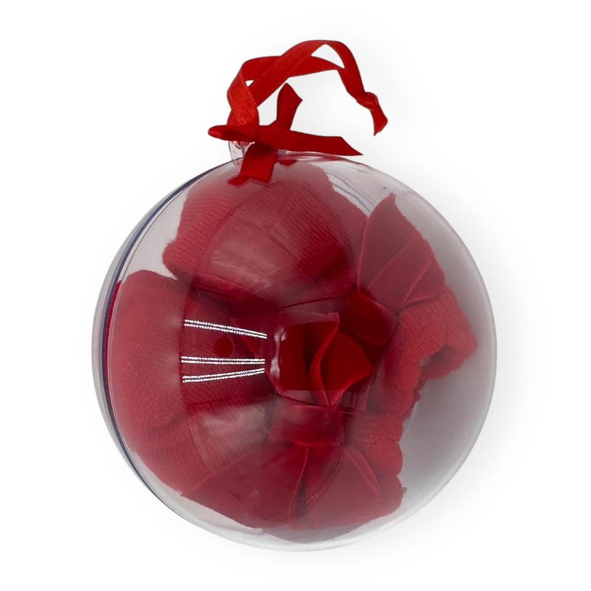 Warme Schuhe + Weihnachtskugel