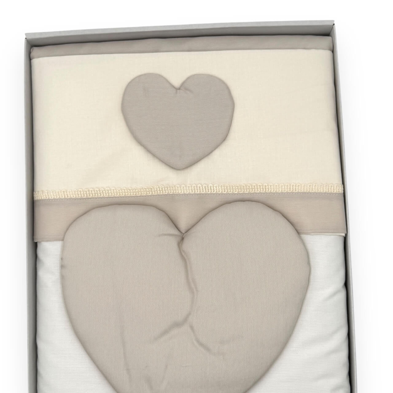 Komplettes Bettwäscheset + abnehmbare Bettdecke + Kinderwagen-Kissenbezug