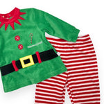 Weihnachtselfen-Baby-Chenille-Strampler