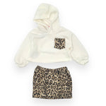 Warmes Baby-Mädchen-Outfit aus Baumwolle