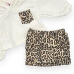 Warmes Baby-Mädchen-Outfit aus Baumwolle