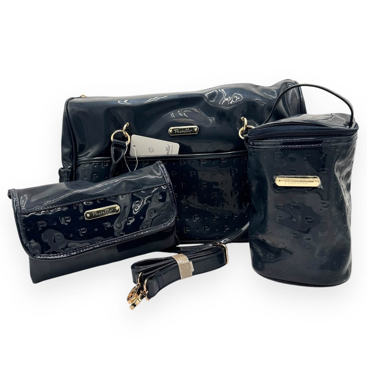 Geburtsbeutel-Set aus Kunstleder 