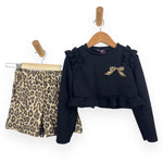 Warmes Baby-Mädchen-Outfit aus Baumwolle