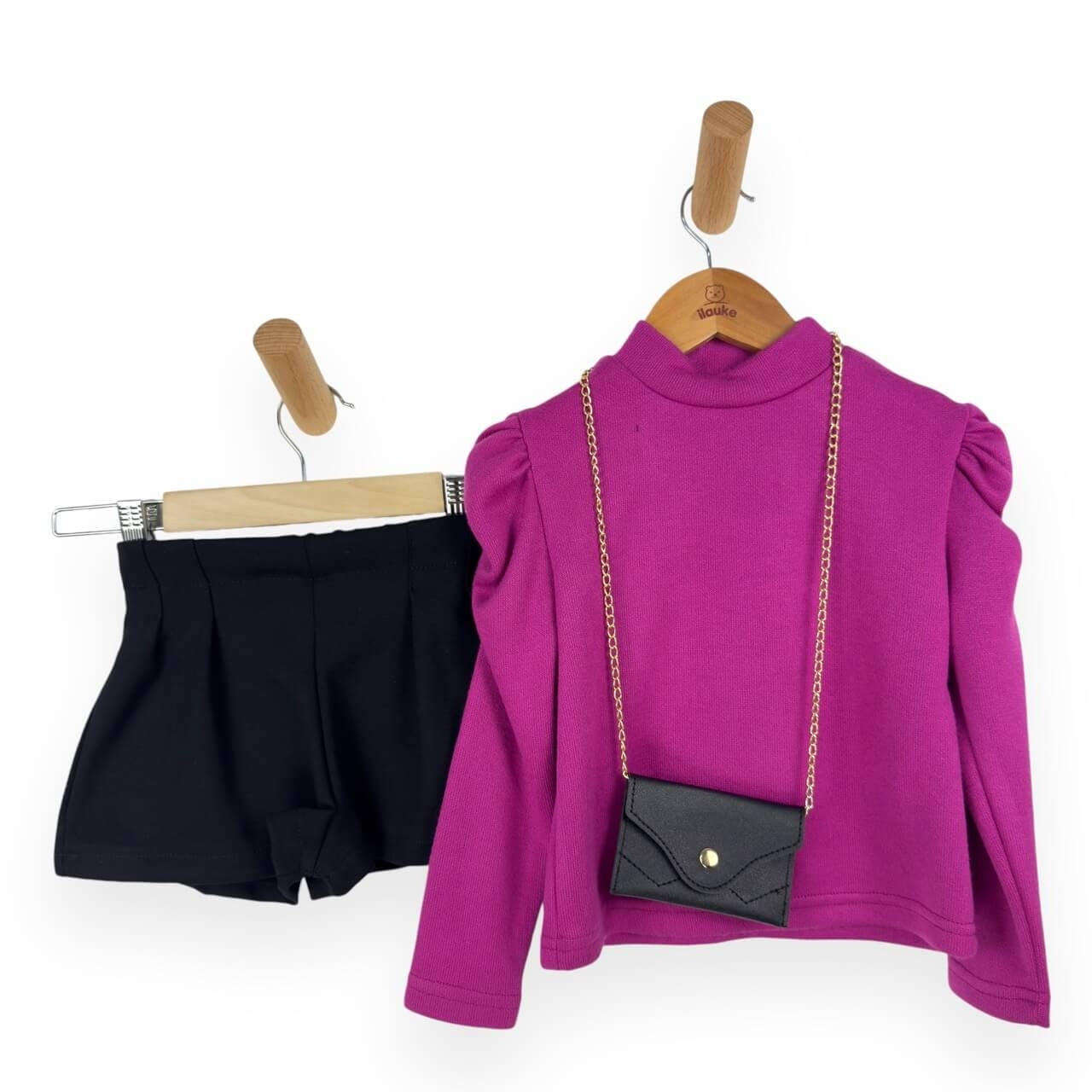 Winter-Mädchenset mit Handtasche