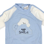 Warmer pastellfarbener Baumwoll-Strampler